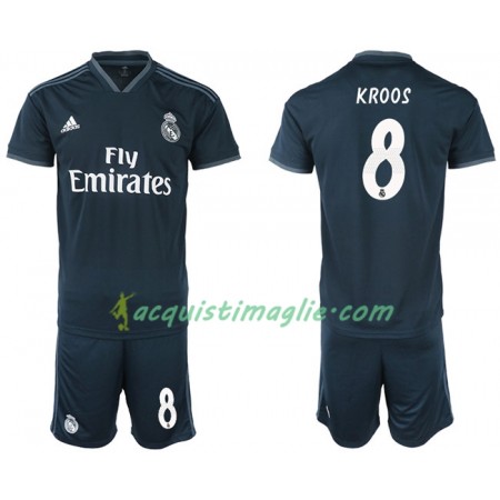 Divisa di Calcio Real Madrid KROOS 8 Bambino Trasferta 2018/2019